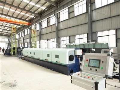 Línia de producció de barres d'acer espiral