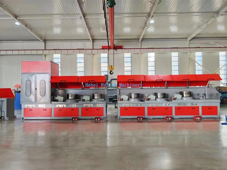 Micro Rolling Cassettes Roller Wire Drawing Machine With Plc Control